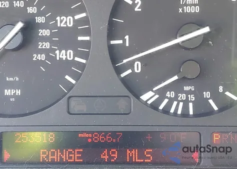 2002 BMW 540Ia from USA, damaged, VIN WBADN63422GN87135